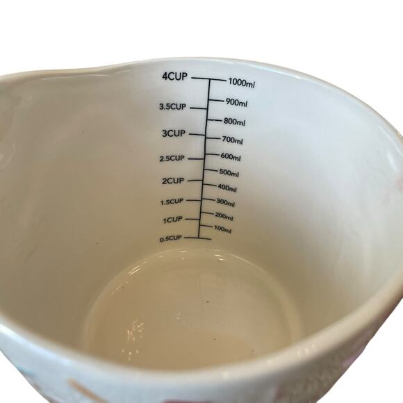 The Bake Shop Christmas Gingerbread House Measuring Jug 4 Cup Holiday New - Picture 7 of 15